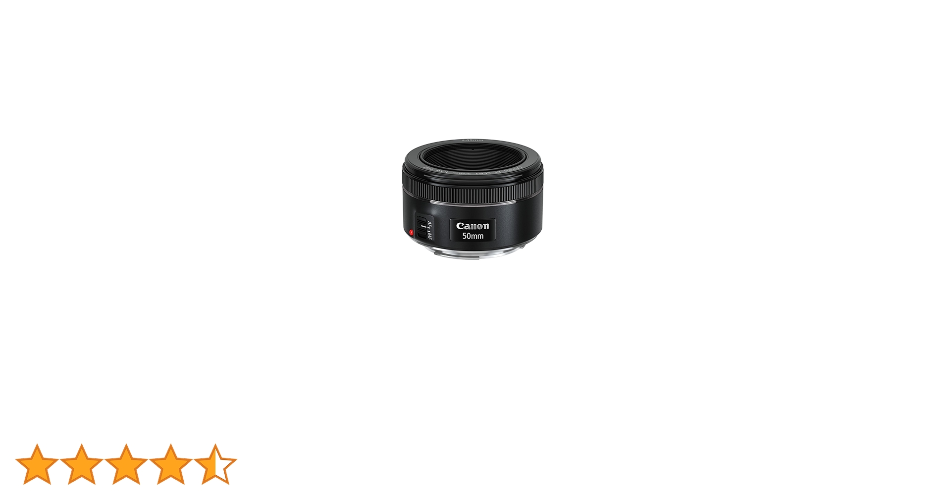 Canon EF 50mm f/1.8 STM Lens International Version (No